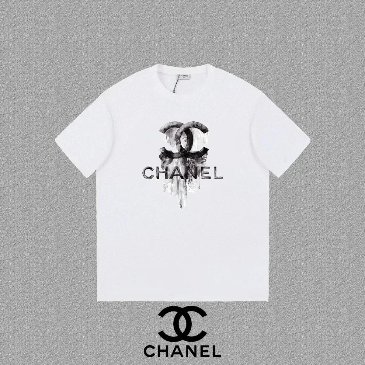 Chanel Chanel Classic Logo White T-Shirt White