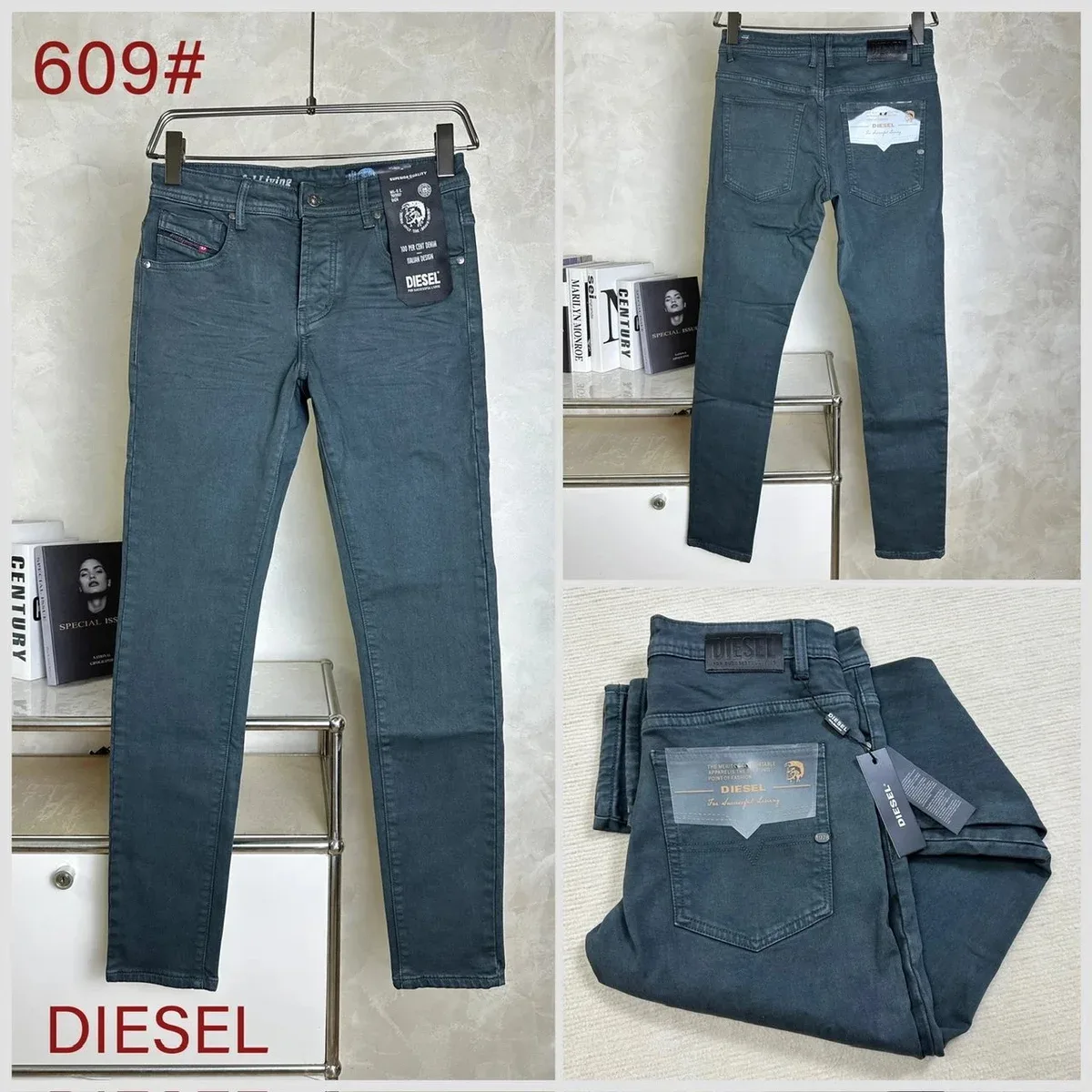 Diesel Diesel 609# Dark Denim Jeans Blue - 1
