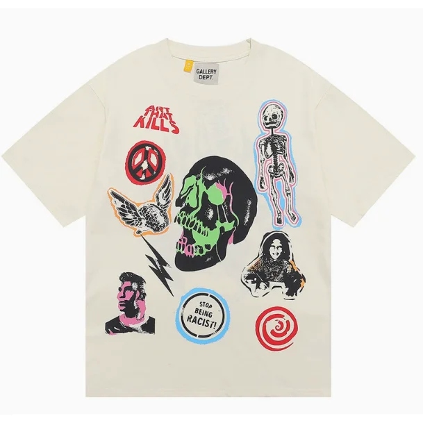 Gallery Dept. Gallery Dept. Art That Kills T-Shirt Cream Cream - 1