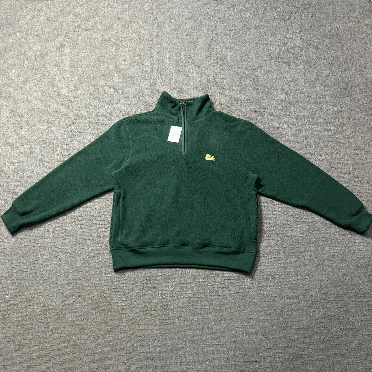 Lacoste Lacoste Emerald Green Half-Zip Sweater Green - 1