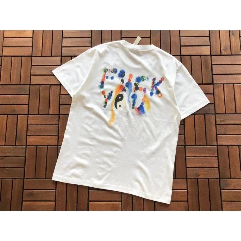 Other Unisex White 'F*CK' Graphic T-Shirt White - 1