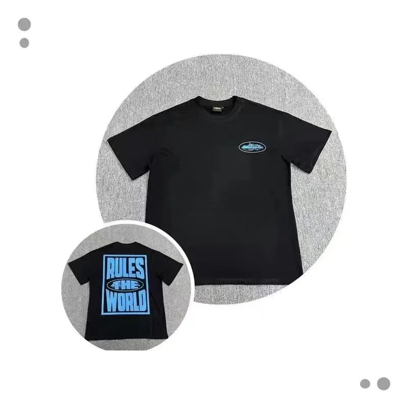 Other Black Blue 3122 Rules the World T-Shirt Black - 1