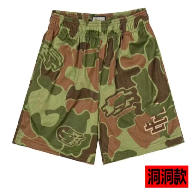 Other Military Green Camo Mesh Shorts Green - 1