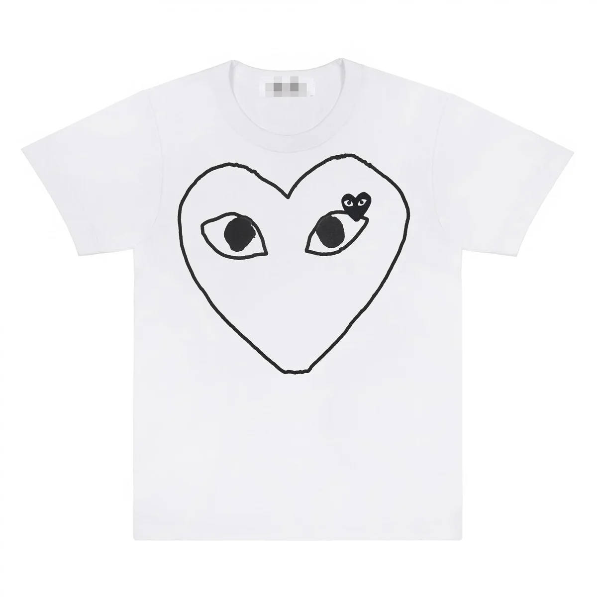 Comme des Garçons Comme des Garçons CDG Heart T-Shirt White White