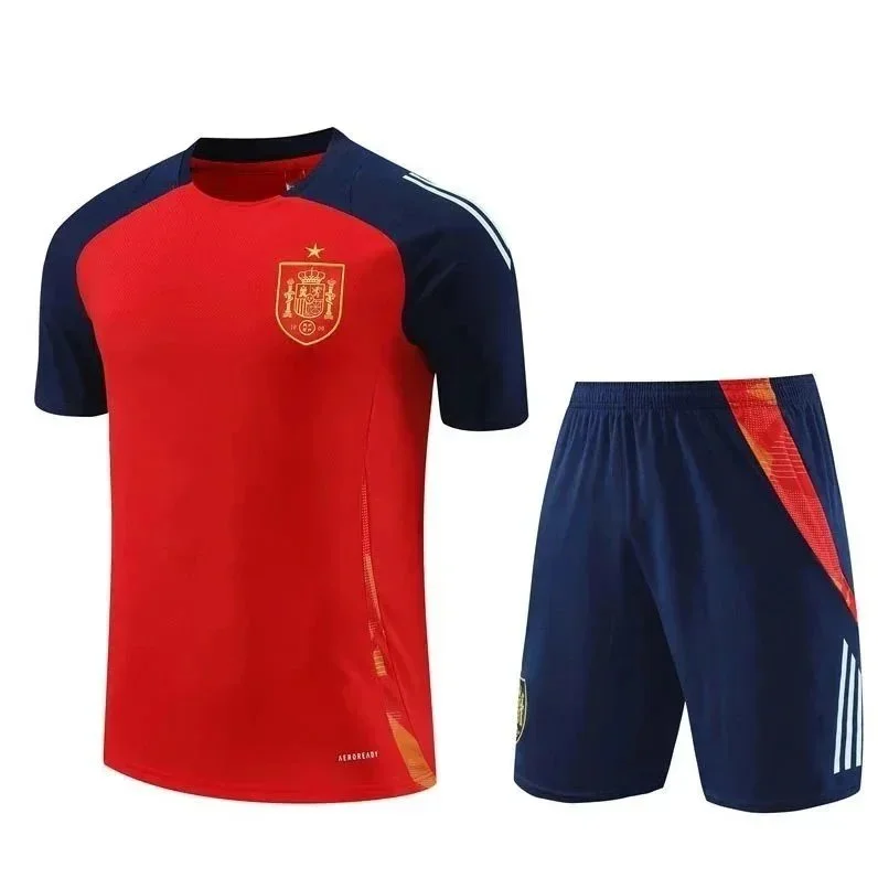 Adidas Adidas Spain Classic Football Jersey & Shorts Set Red - 1