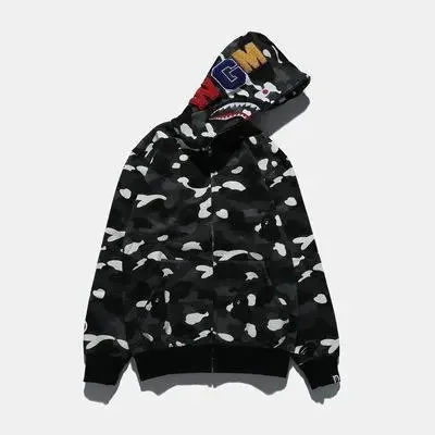 A Bathing Ape A Bathing Ape BAPE STA ABC Camo Hoodie Black - 1