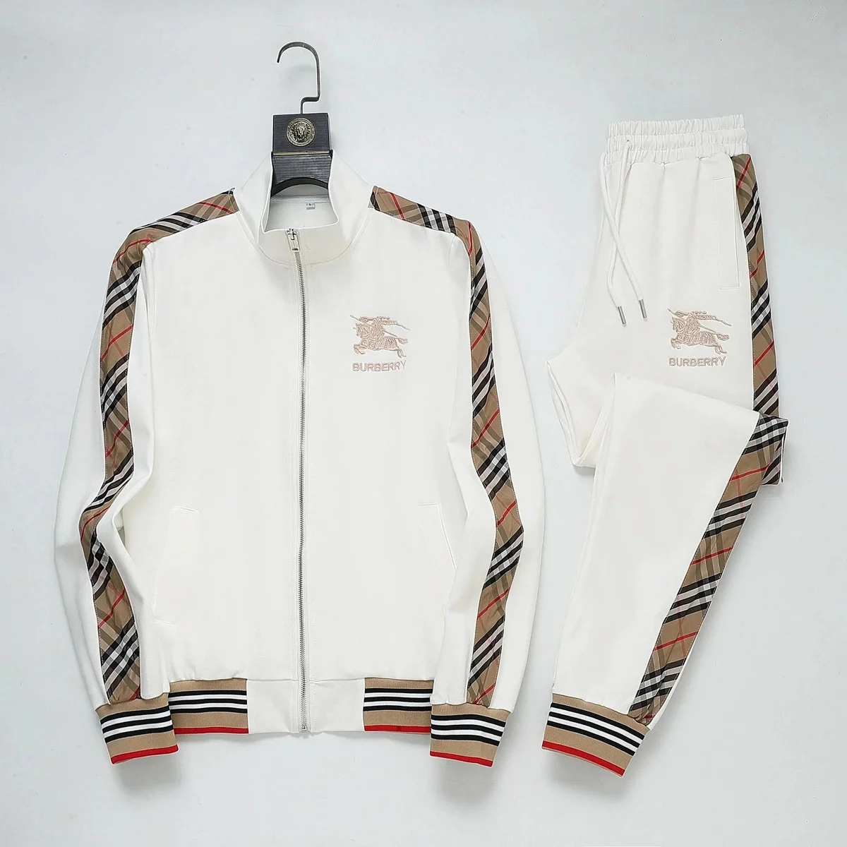 Burberry Burberry Vintage Check White Tracksuit Set White