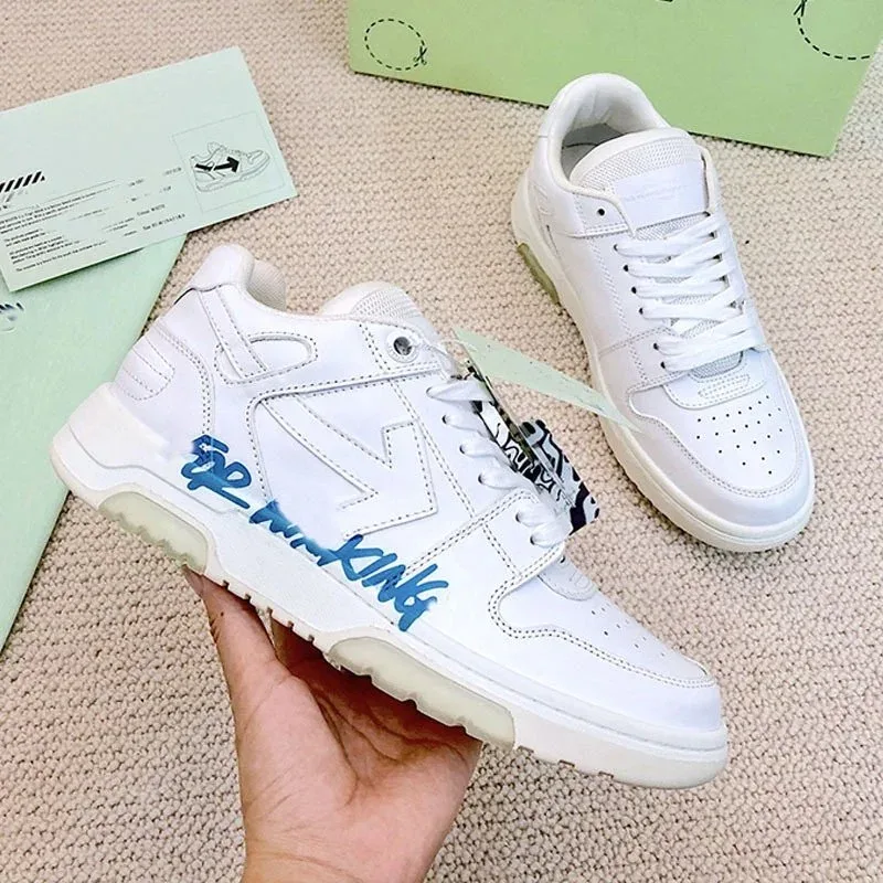Off-White Off-White OW100 Shooter White Blue Sneakers White - 1