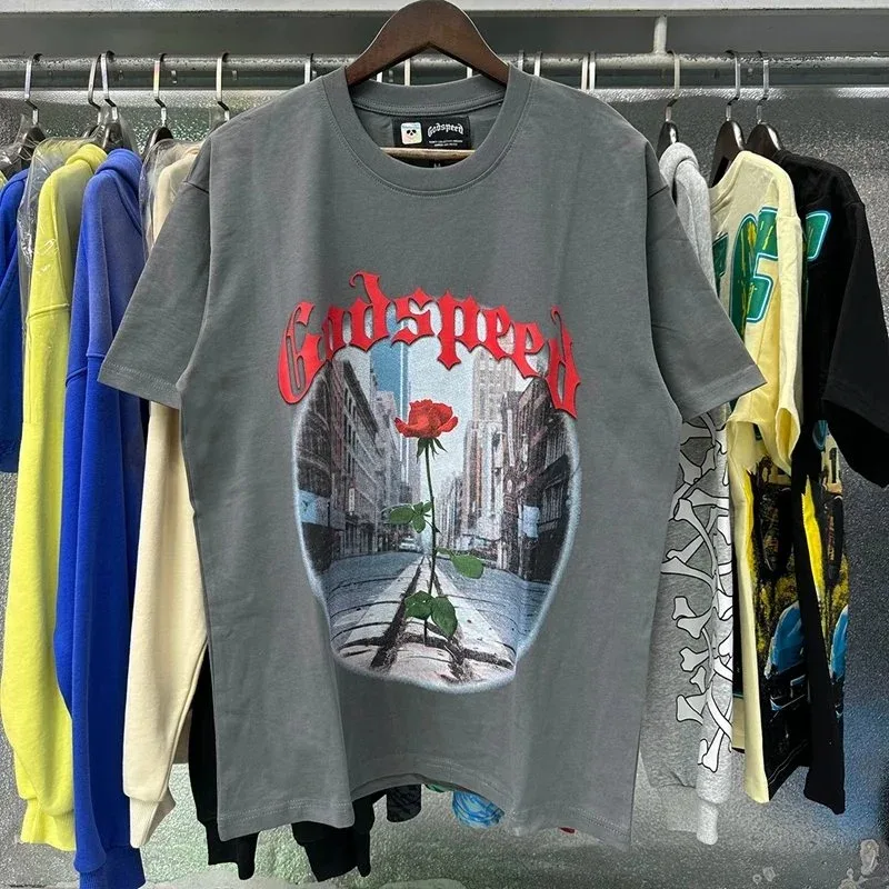 Godspeed Godspeed 7019 Grey T-Shirt Streetwear Grey - 1