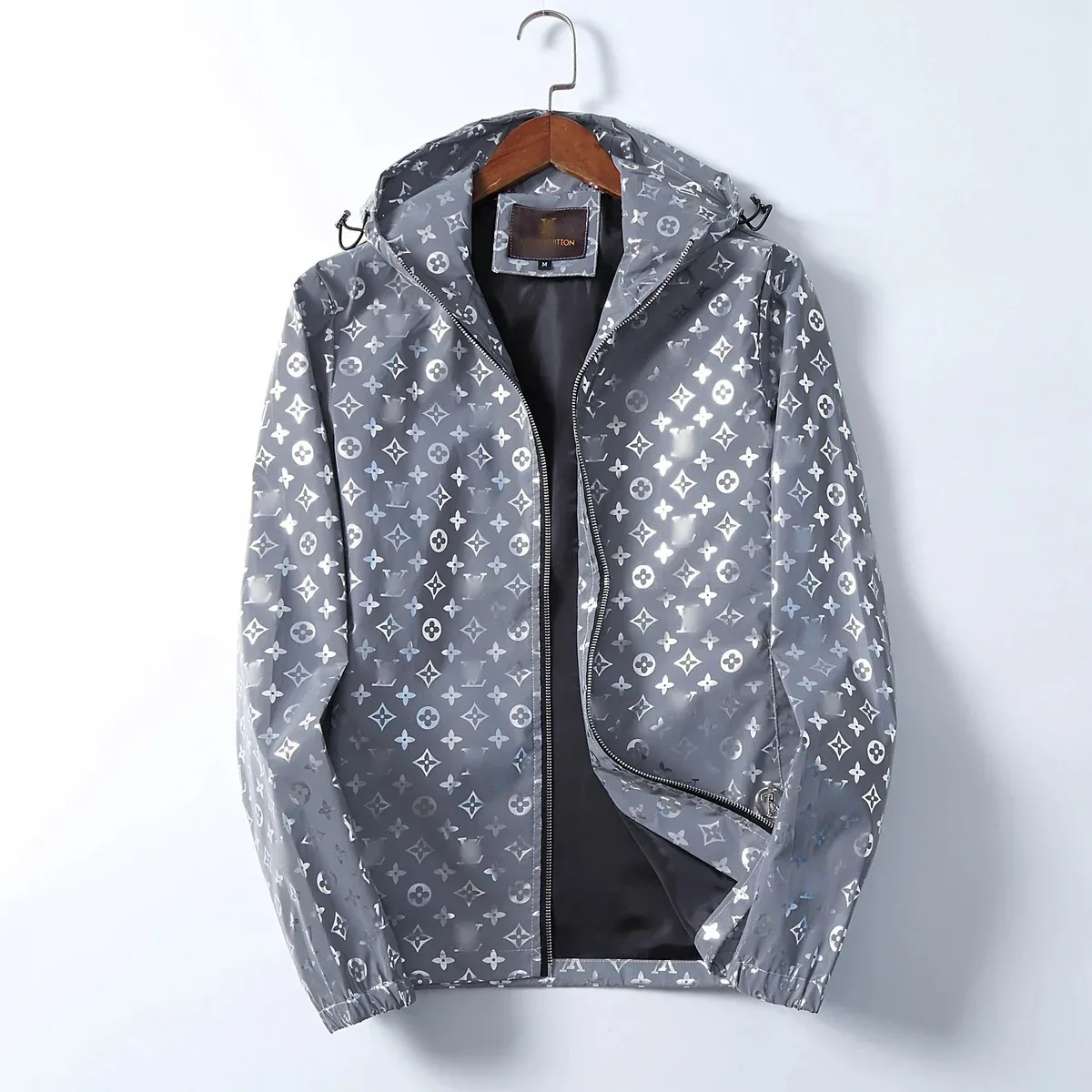 Louis Vuitton Louis Vuitton Monogram Silver Windbreaker Jacket Silver