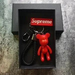 Supreme Supreme Red Bear Keychain Red - 1