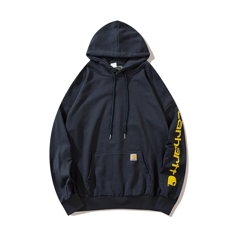 Carhartt Carhartt Navy Fleece-Lined Hoodie Navy - 1