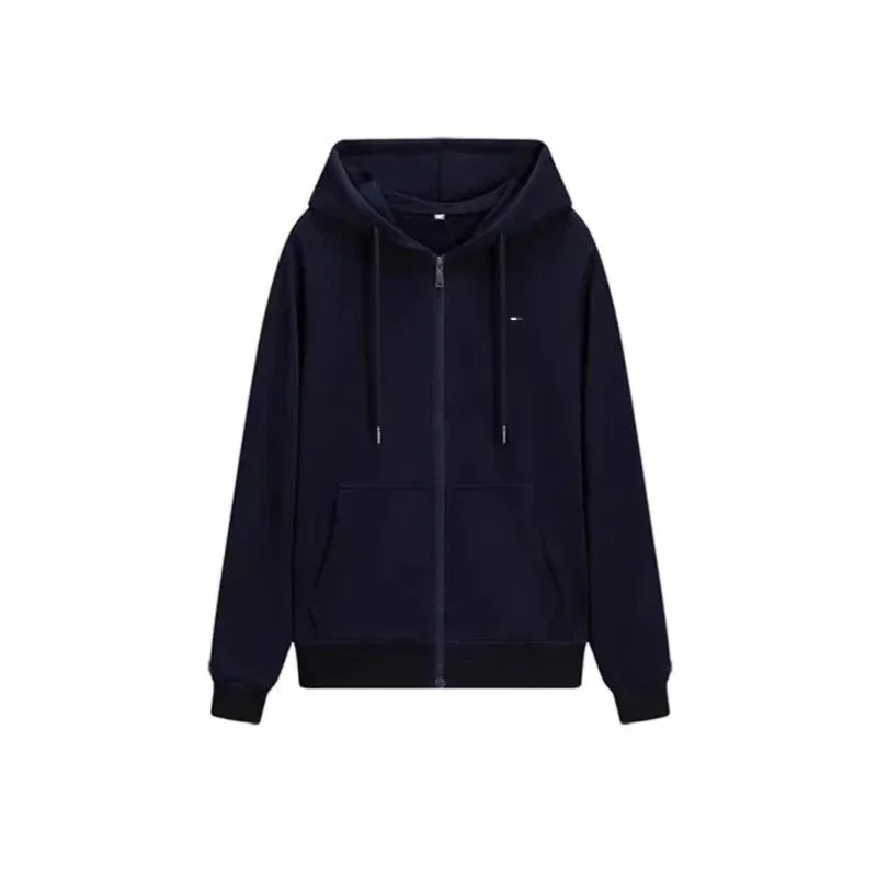 Other Navy Blue Zip-Up Hoodie Sweatshirt Navy - 1