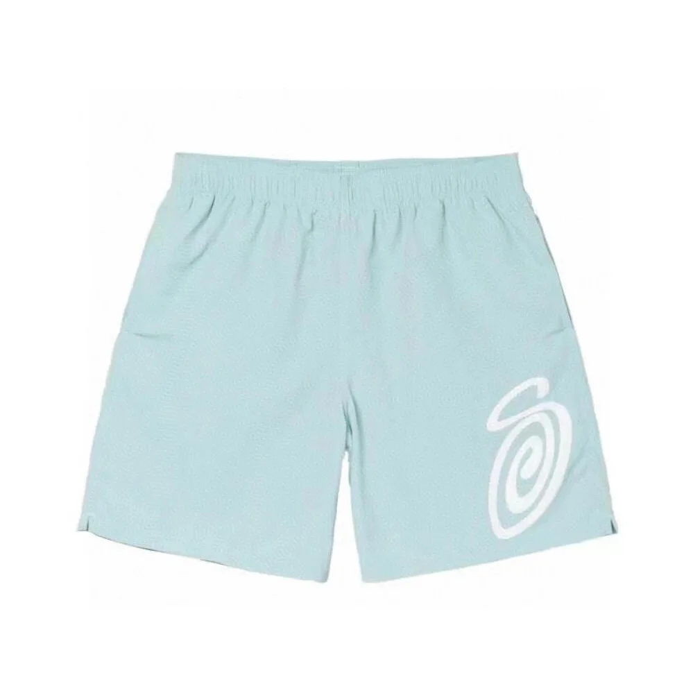 Other Light Blue Spiral Logo Shorts Blue - 1