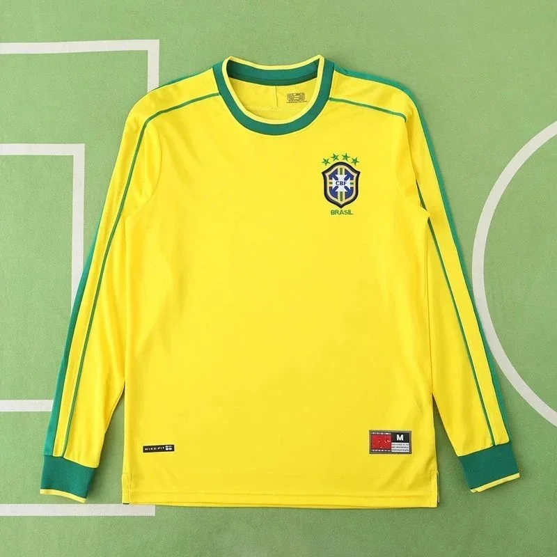 Nike Nike Mach Brazil Jersey Yellow Green Long Sleeve Yellow