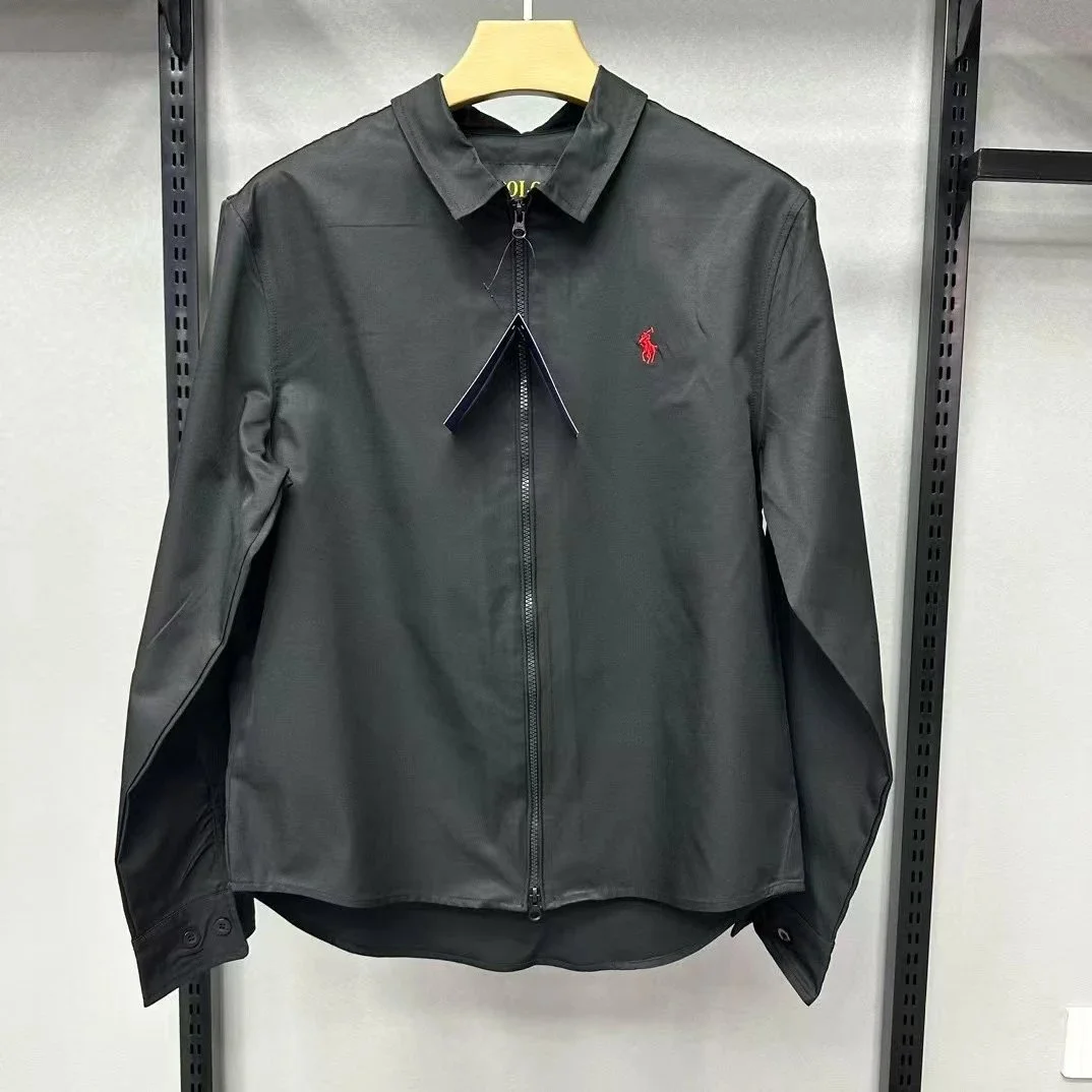 Polo Ralph Lauren Polo Ralph Lauren Zip-Up Shirt Black Black - 1