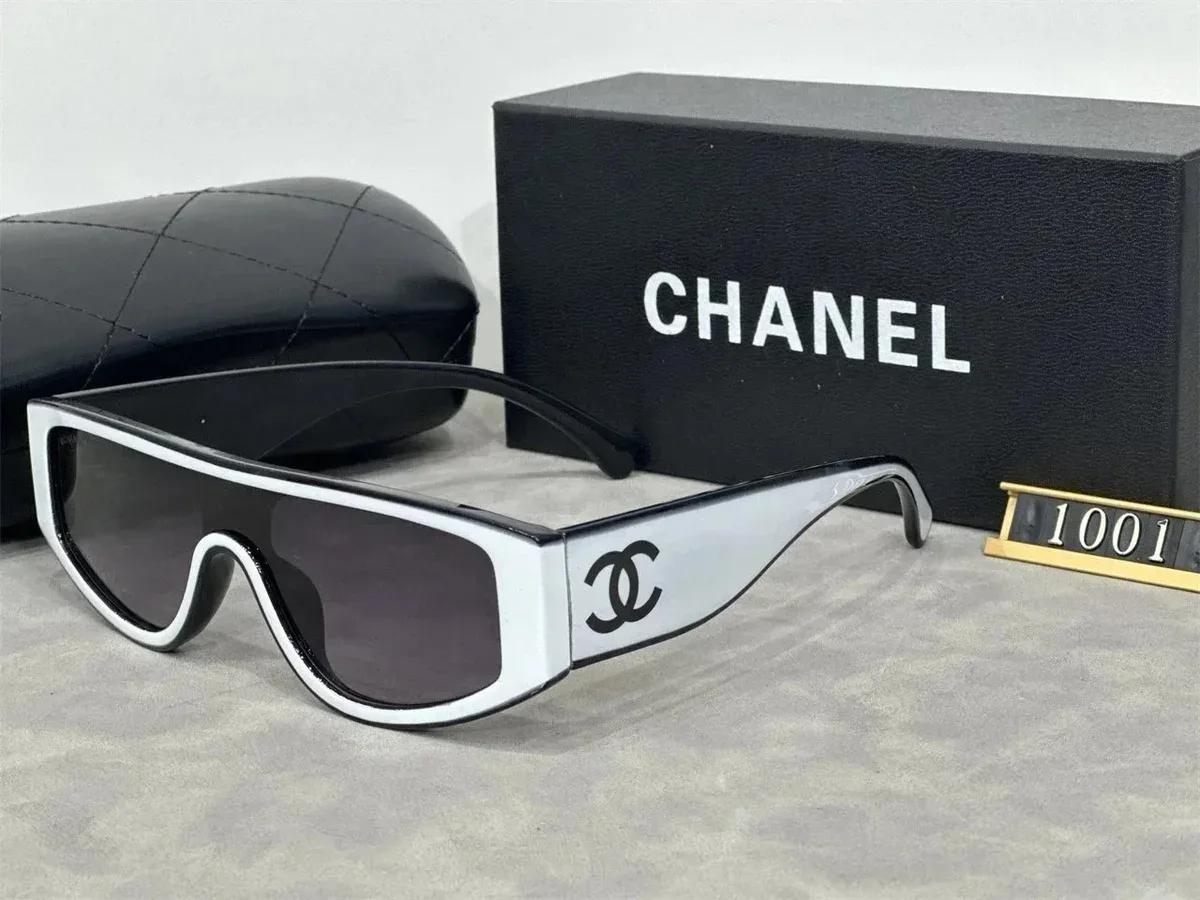 Chanel Chanel Black and White Sunglasses Multicolor