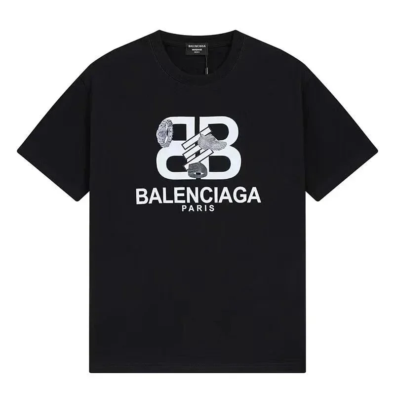 Balenciaga Balenciaga BB Logo Black T-Shirt Black