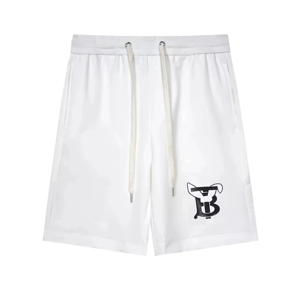 Burberry Burberry TB Monogram White/Black Drawstring Shorts White