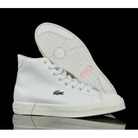 Lacoste Lacoste Classic White High Top Sneakers White - 1
