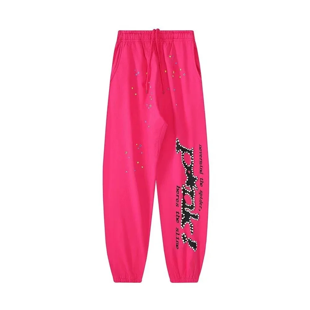Other 912 Pink Pants with Rhinestone Graphic Streetwear Pink - 1