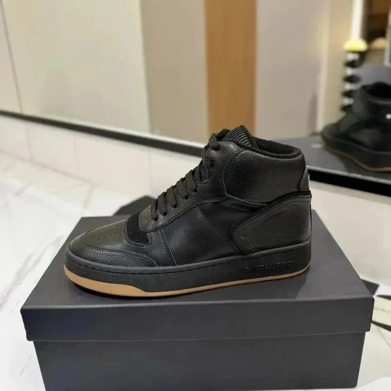 Saint Laurent Saint Laurent Black/Gum High-Top Sneakers Black
