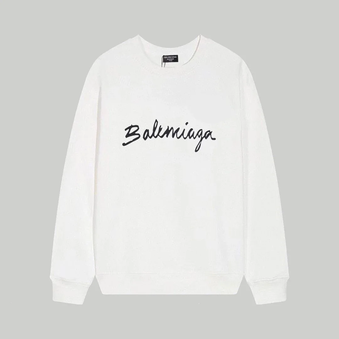 Balenciaga Balenciaga Signature Logo White T-Shirt White - 1