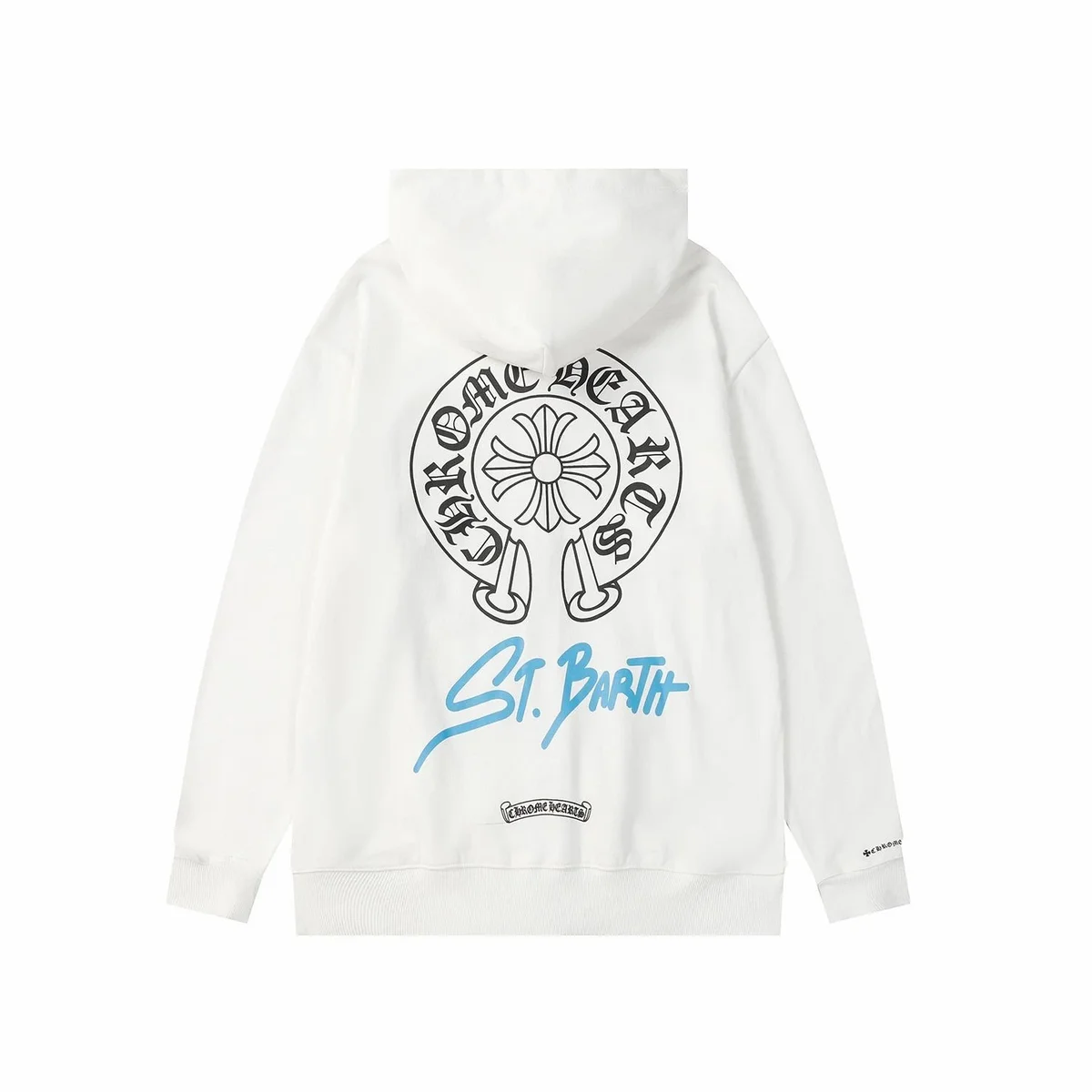 Chrome Hearts Chrome Hearts St. Barth White Hoodie White - 1