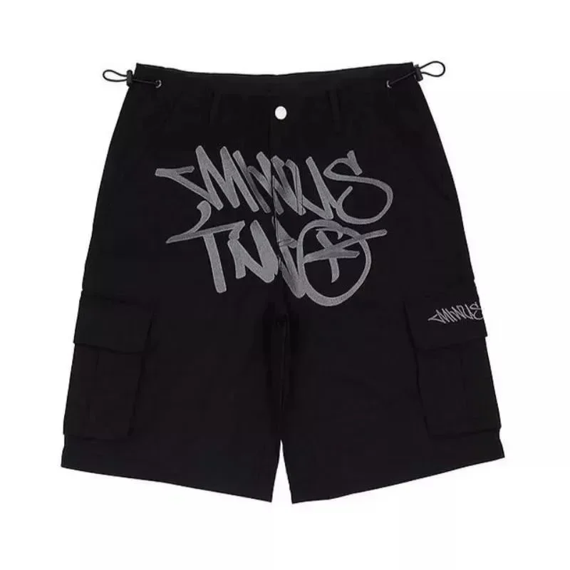 Other Black 'Minus Trust' Cargo Shorts Black - 1