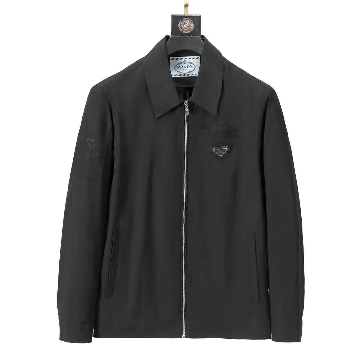 Prada Prada Black Zip-Up Jacket Black
