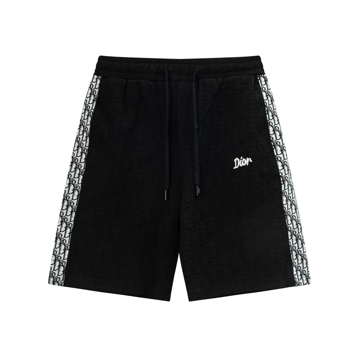 Dior Black Oblique Print Shorts