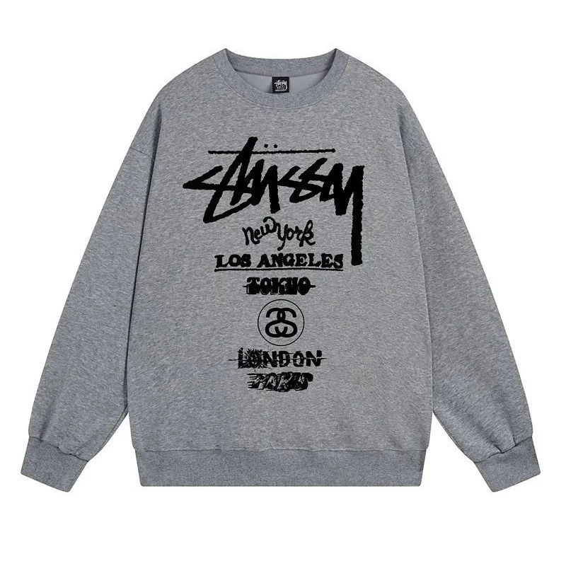 Stussy Stussy International Deep Grey Sweatshirt Grey