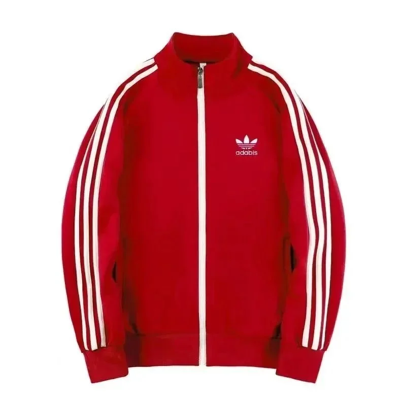 Adidas Adidas Classic Football Red Track Jacket Red - 1