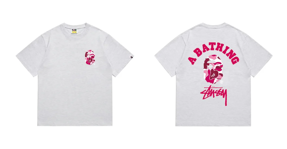 A Bathing Ape A Bathing Ape BAPE STA T-Shirt 214 Grey Grey - 1