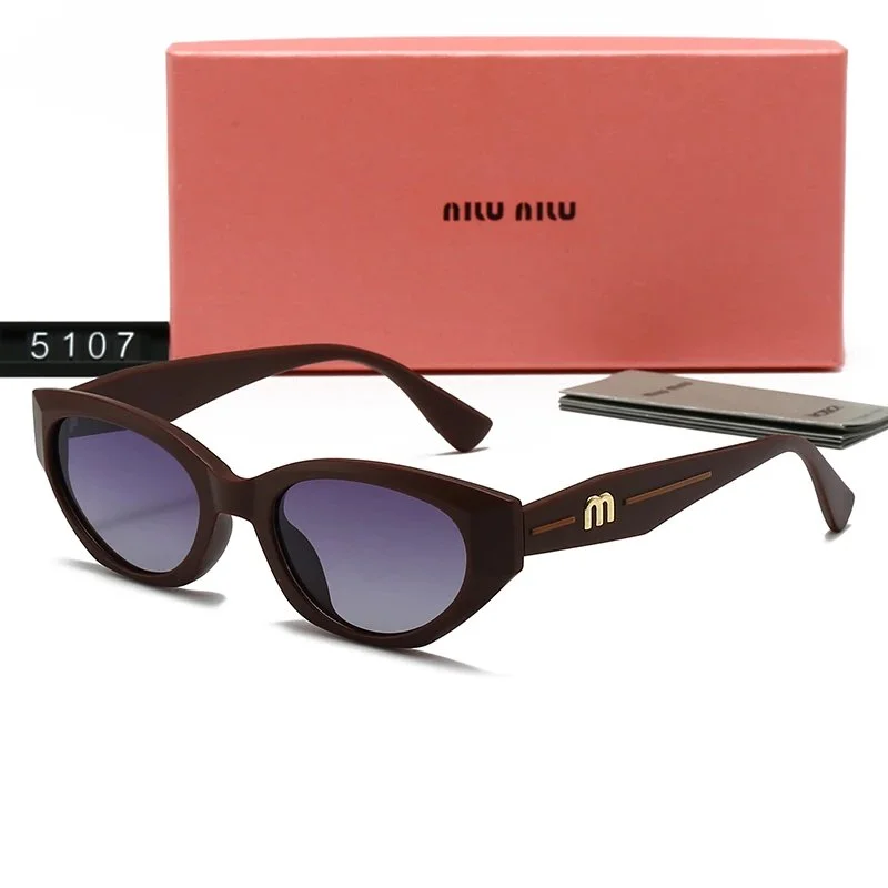 Miu Miu Miu Miu 5107-D Cat-Eye Sunglasses Brown - 1