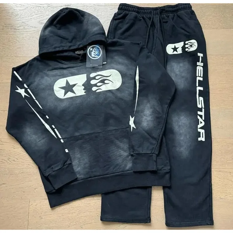 Hellstar Hellstar 29 Black/White Co-ord Set Black - 1