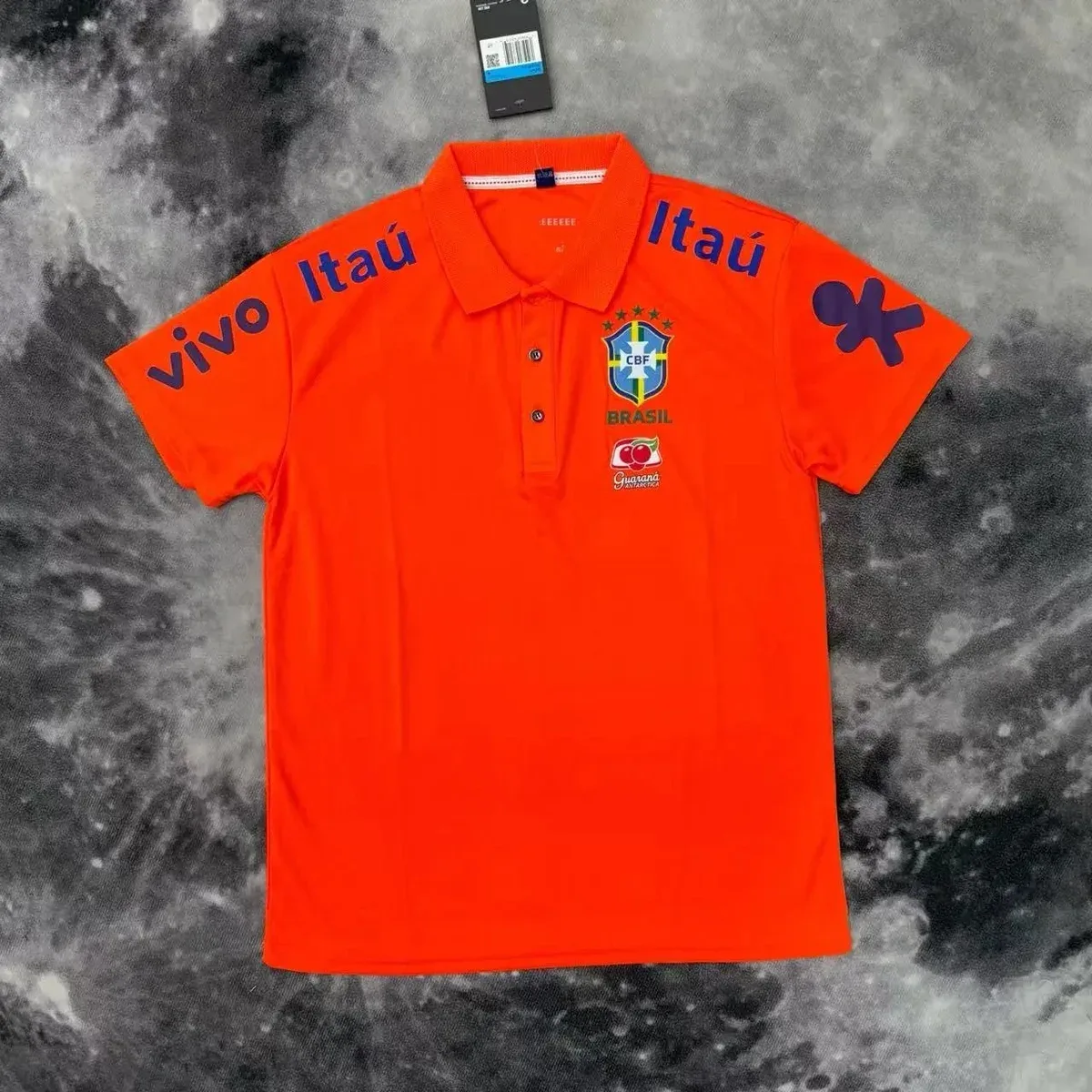 Other Brazil PO Shirt Orange Polo Shirt Orange - 1