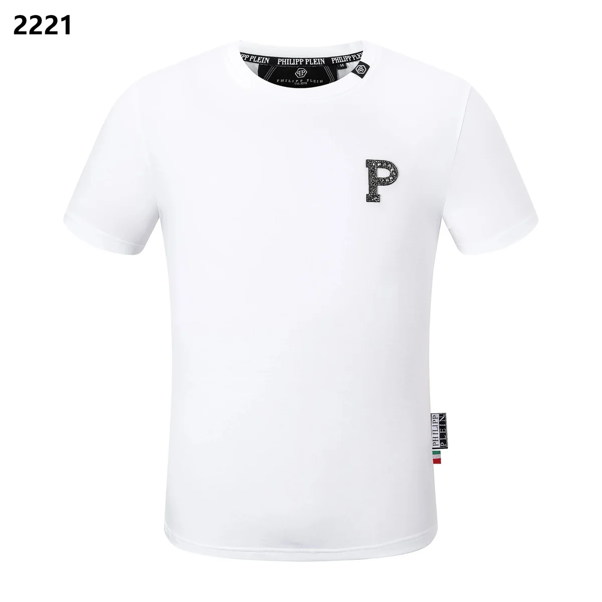 Philipp Plein Philipp Plein 'P' Logo White T-Shirt White - 1