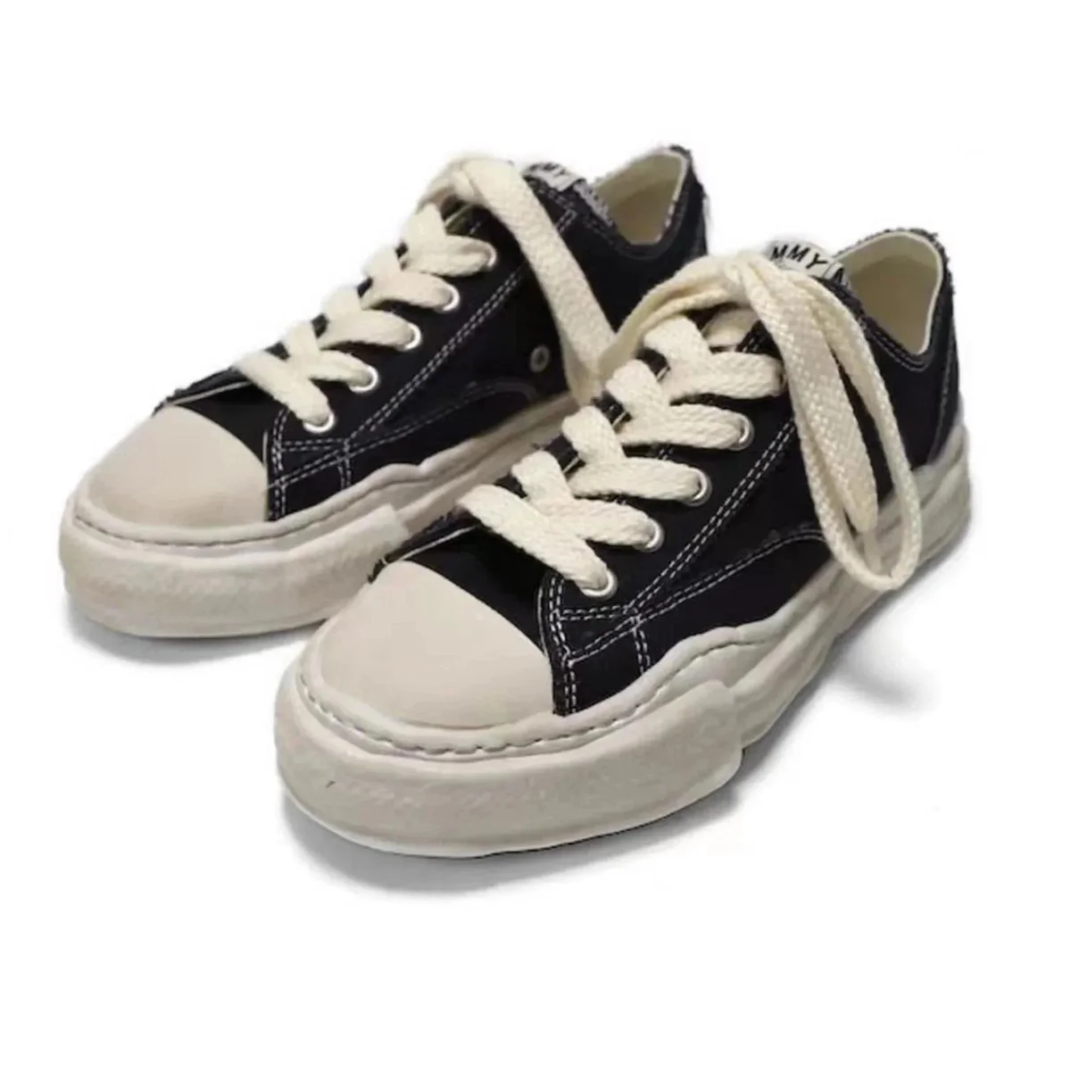 Maison Mihara Yasuhiro Maison Mihara Yasuhiro MMY Blakey Black/Off-White Sneakers Black - 1