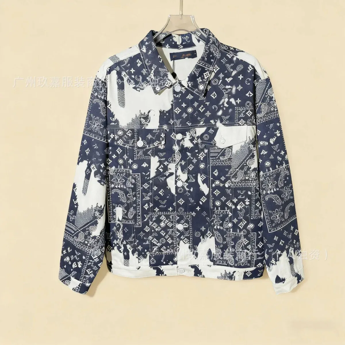 Louis Vuitton Louis Vuitton Monogram Navy/White Denim Jacket Navy