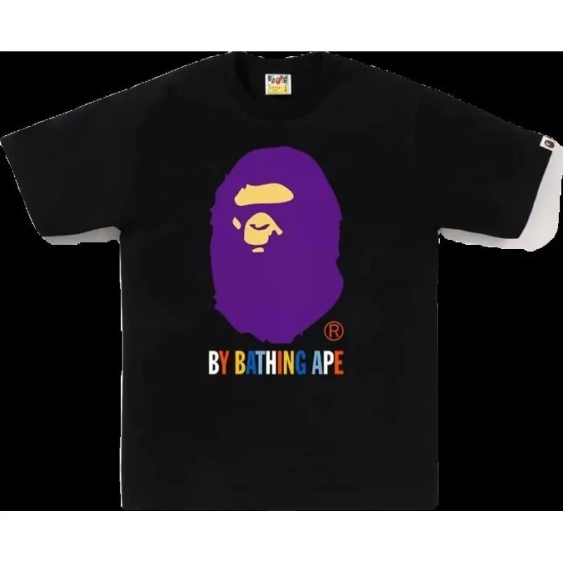 A Bathing Ape A Bathing Ape BAPE STA Black Purple T-Shirt Black - 1
