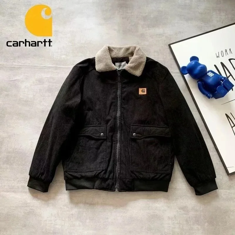 Carhartt Carhartt Detroit Black Corduroy Jacket Black - 1