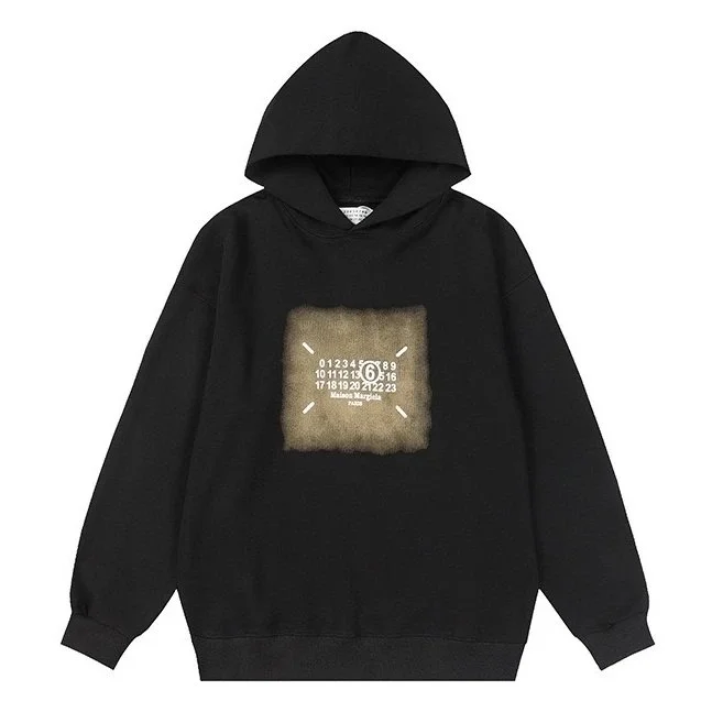 Maison Margiela Maison Margiela Tabi Black Hoodie Black - 1