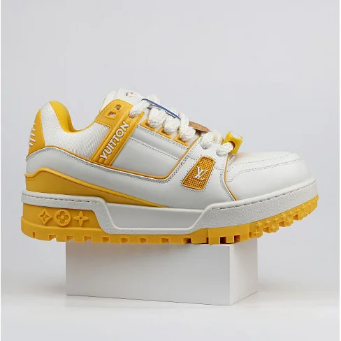 Louis Vuitton Louis Vuitton LV Trainer White/Yellow Sneakers White