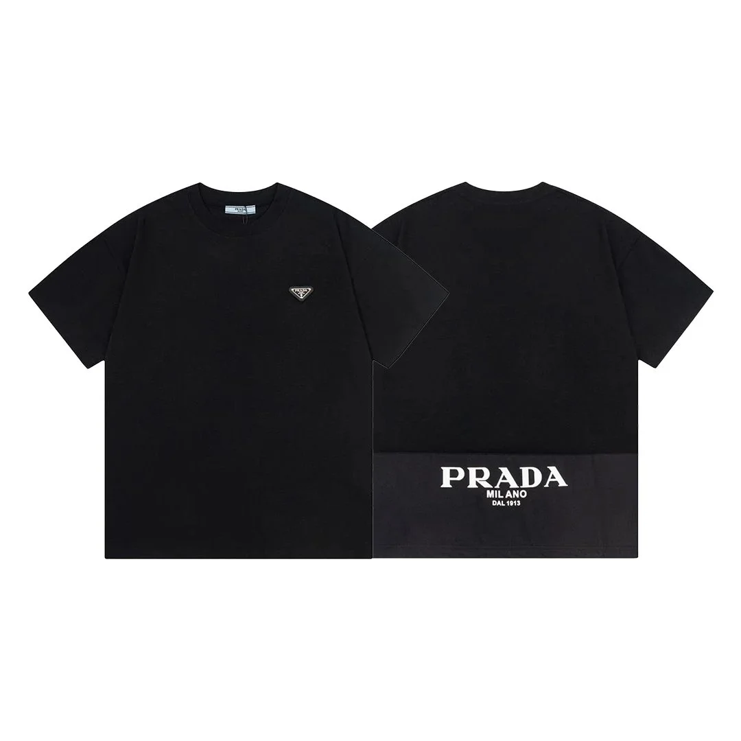 Prada Prada Black Logo T-Shirt Black