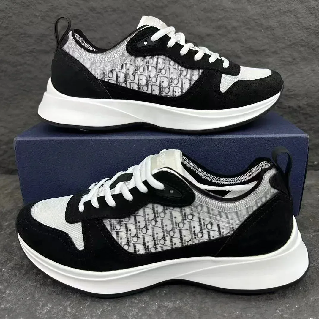 Dior Dior Dior Oblique Black/White Sneakers Multicolor