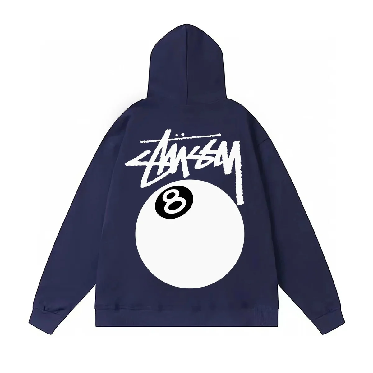 Stussy Stussy Stüssy 8 Ball Hoodie Navy Navy - 1