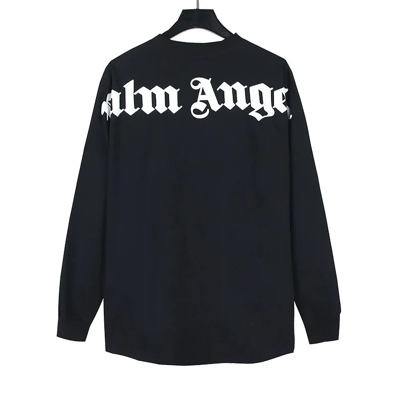 Palm Angels Palm Angels Bear Long Sleeve T-Shirt Black Black - 1
