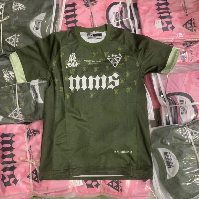 A Bathing Ape A Bathing Ape Military Green Jersey T-Shirt Green - 1