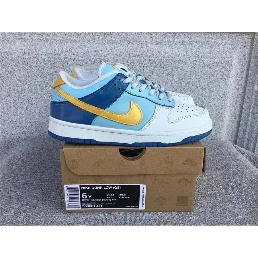 Nike Nike Dunk Low Sail/University Red/Blue Sneakers Blue - 1